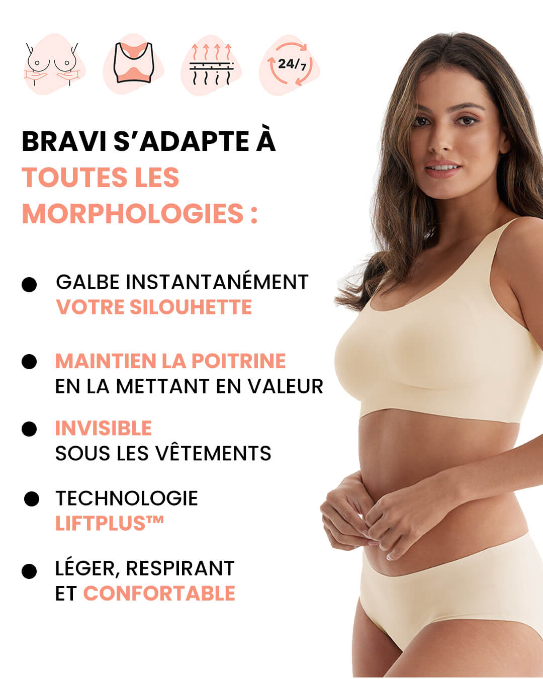 Votre second Soutien-Gorge Bravi™ (même taille/couleur)